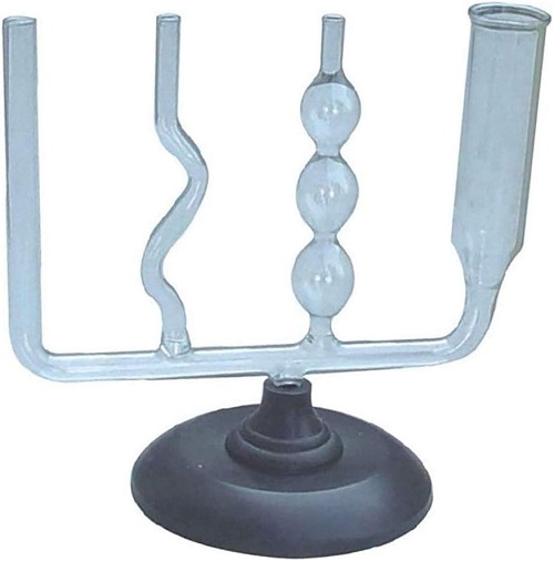 5103E6DqLpL._AC_SL1001_ ظروف مرتبط آزمایشگاهی شامل لوله شیشهای U شکل برای نمایش فشار مایع