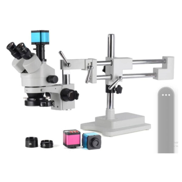 Lever-based zoom loupe