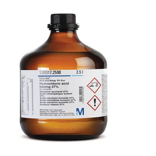 Hydrochloric acid 37% Merck code 100317