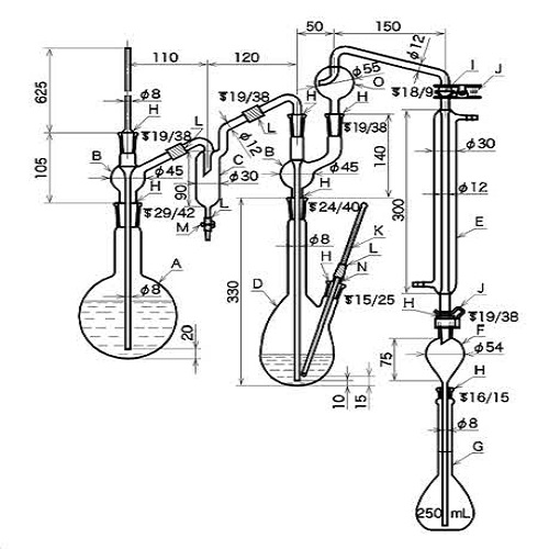 دستگاه تقطیر فلوئور آزمایشگاهی